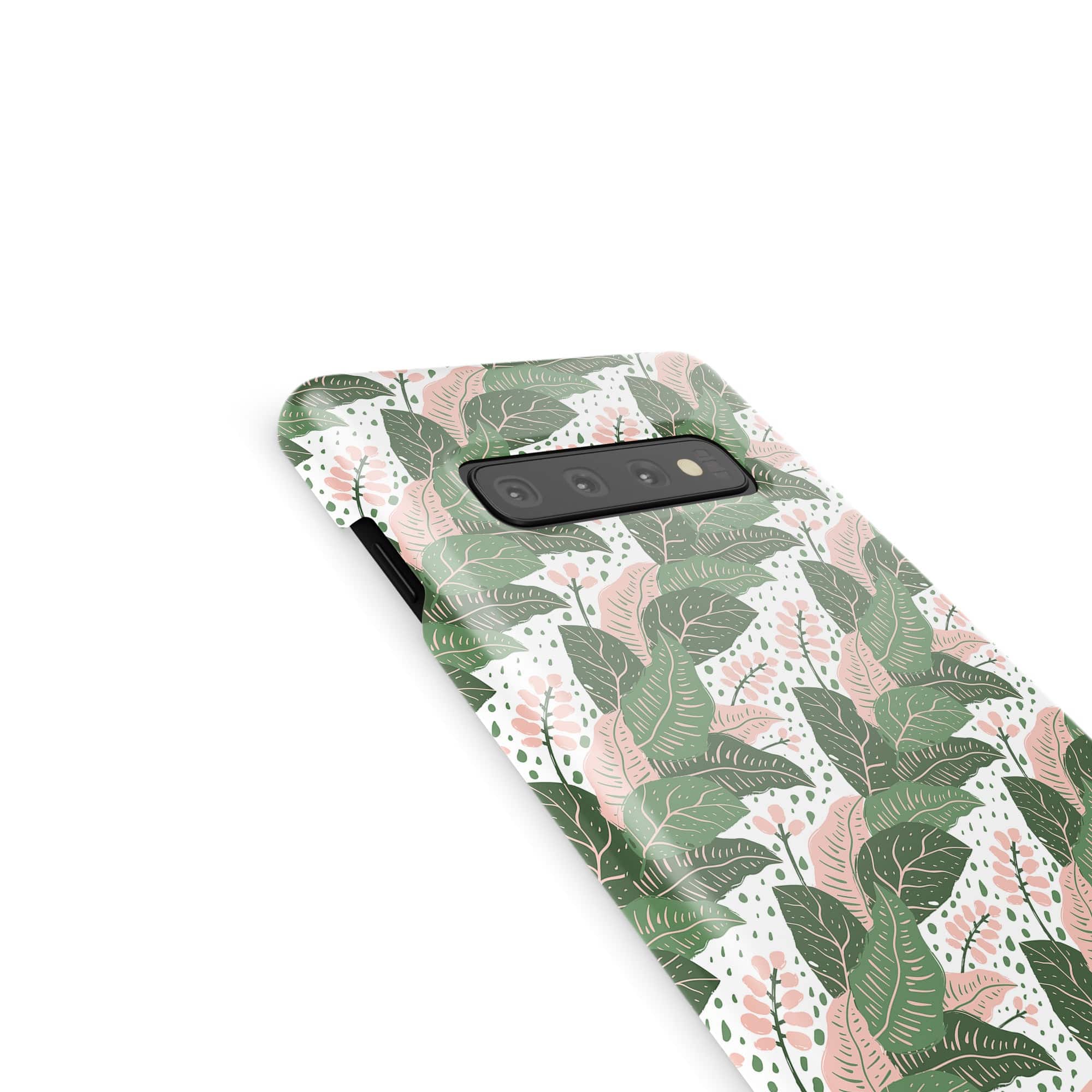 Laying in the Shade | Tropical Leaves Floral Samsung Case Slim for Galaxy S10 Plus 