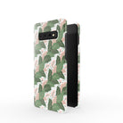 Laying in the Shade | Tropical Leaves Floral Samsung Case Slim for Galaxy S10 Plus 