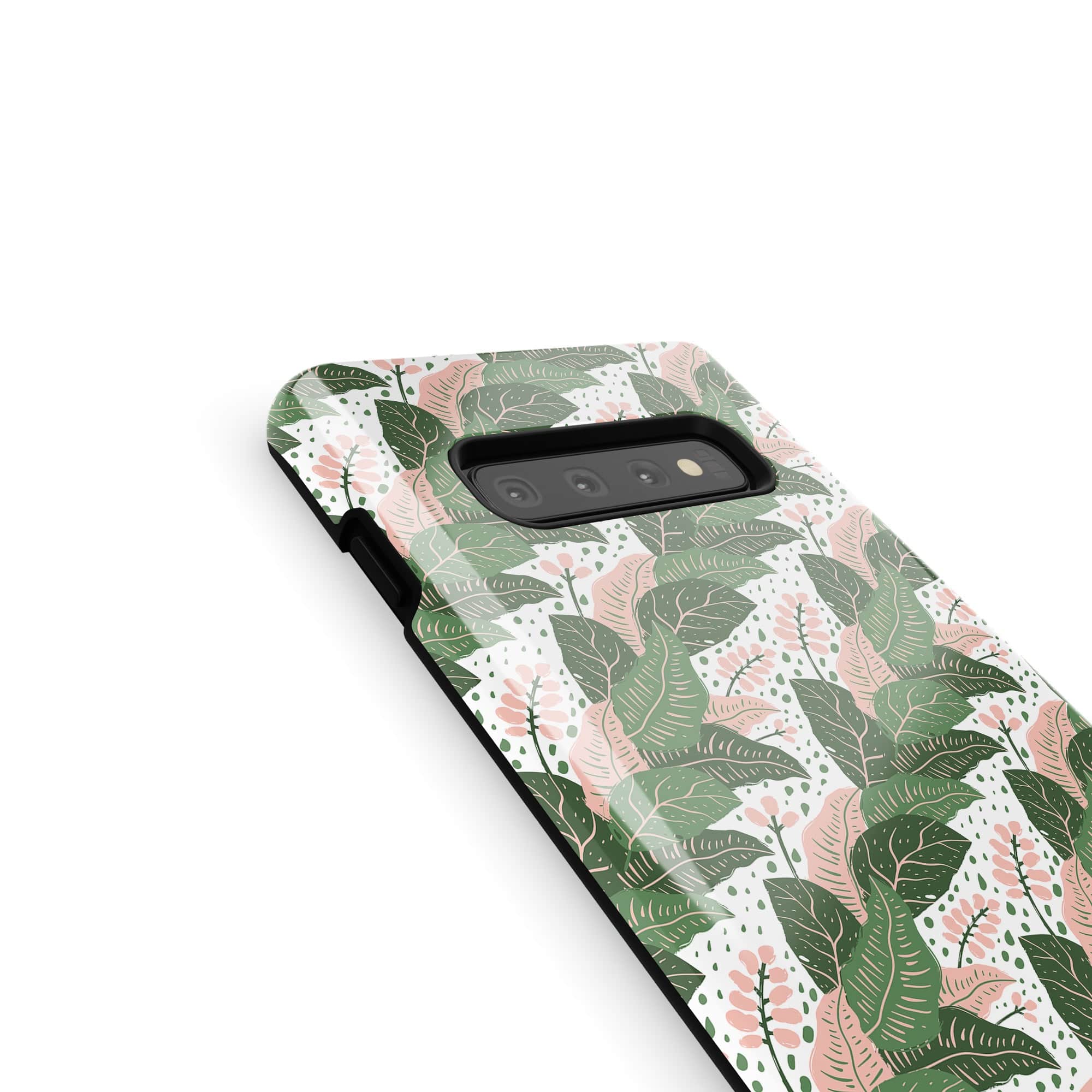 Laying in the Shade | Tropical Leaves Floral Samsung Case Tough for Galaxy S10 Plus 