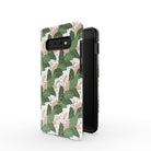 Laying in the Shade | Tropical Leaves Floral Samsung Case Tough for Galaxy S10 Plus 