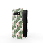 Laying in the Shade | Tropical Leaves Floral Samsung Case Slim for Galaxy S10 