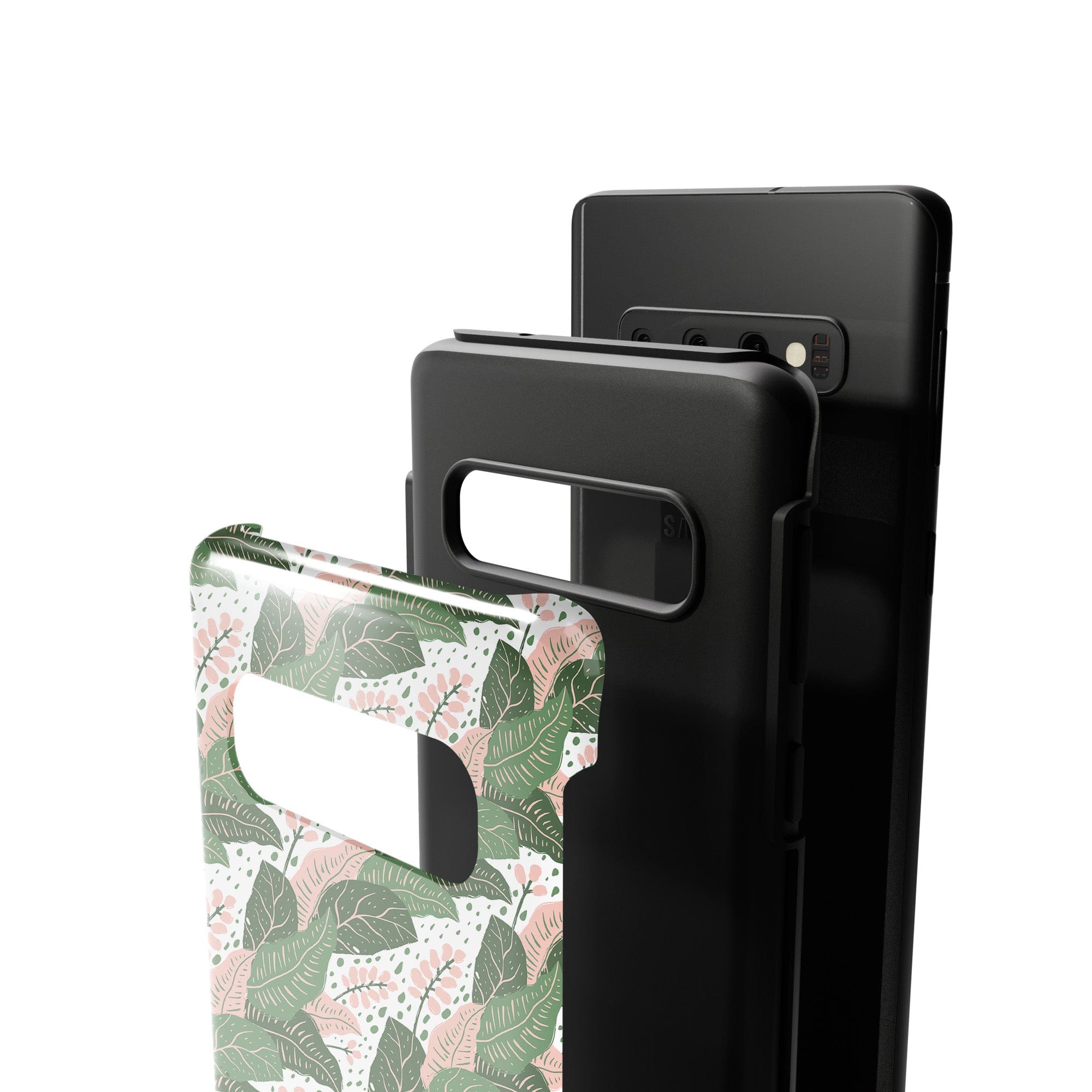 Laying in the Shade | Tropical Leaves Floral Samsung Case Tough for Galaxy S10 