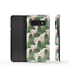 Laying in the Shade | Tropical Leaves Floral Samsung Case Tough for Galaxy S10 