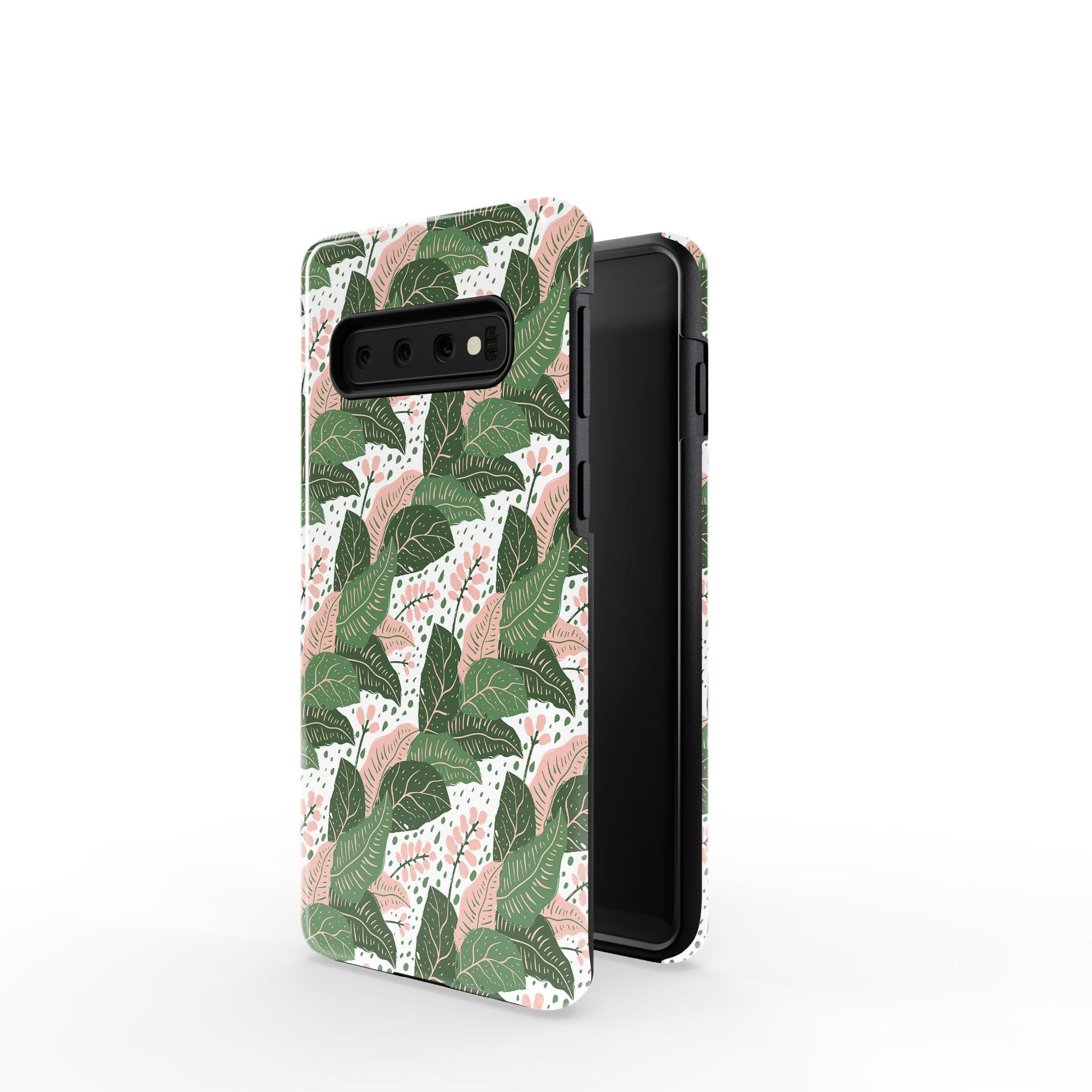 Laying in the Shade | Tropical Leaves Floral Samsung Case Tough for Galaxy S10 