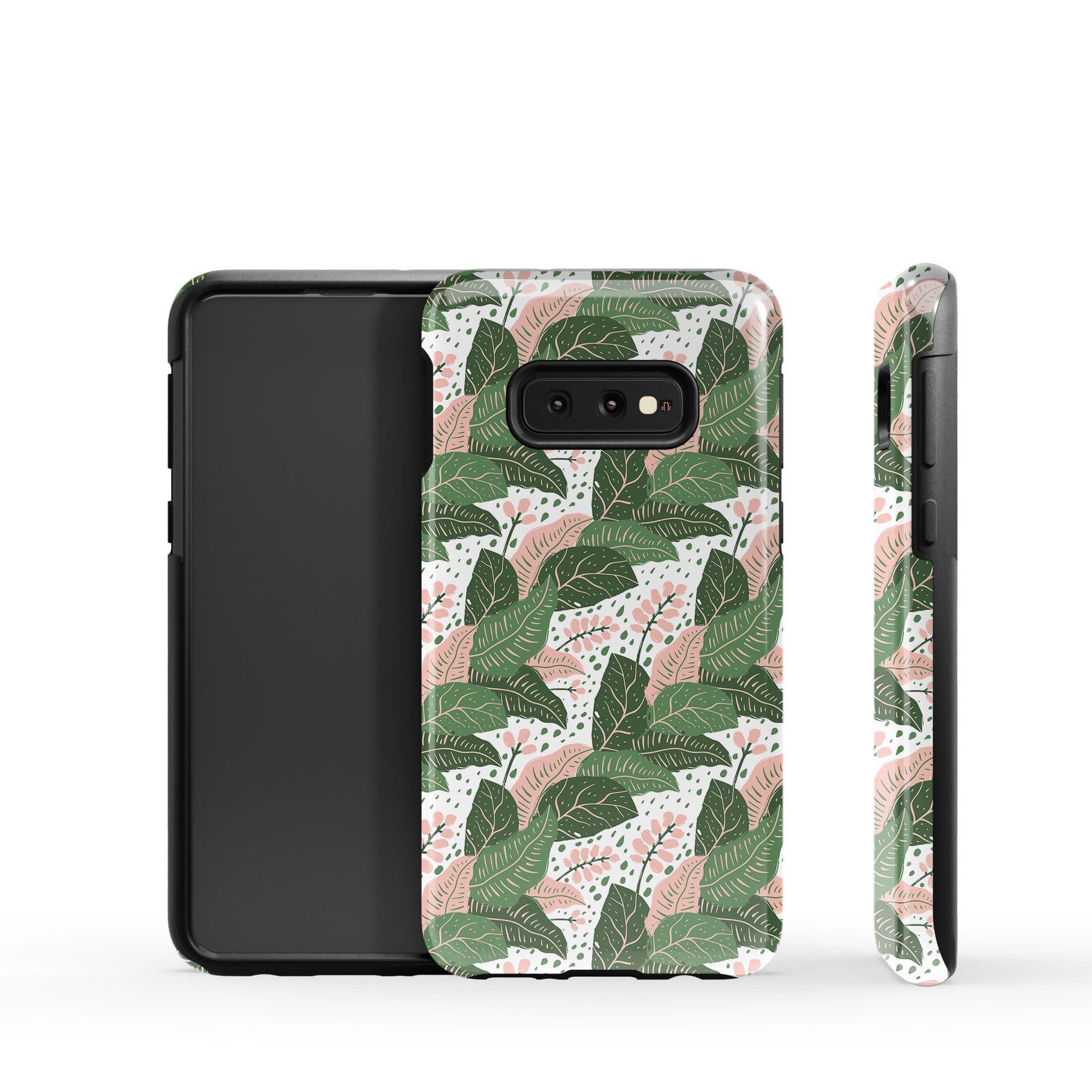 Laying in the Shade | Tropical Leaves Floral Samsung Case Tough for Galaxy S10e 