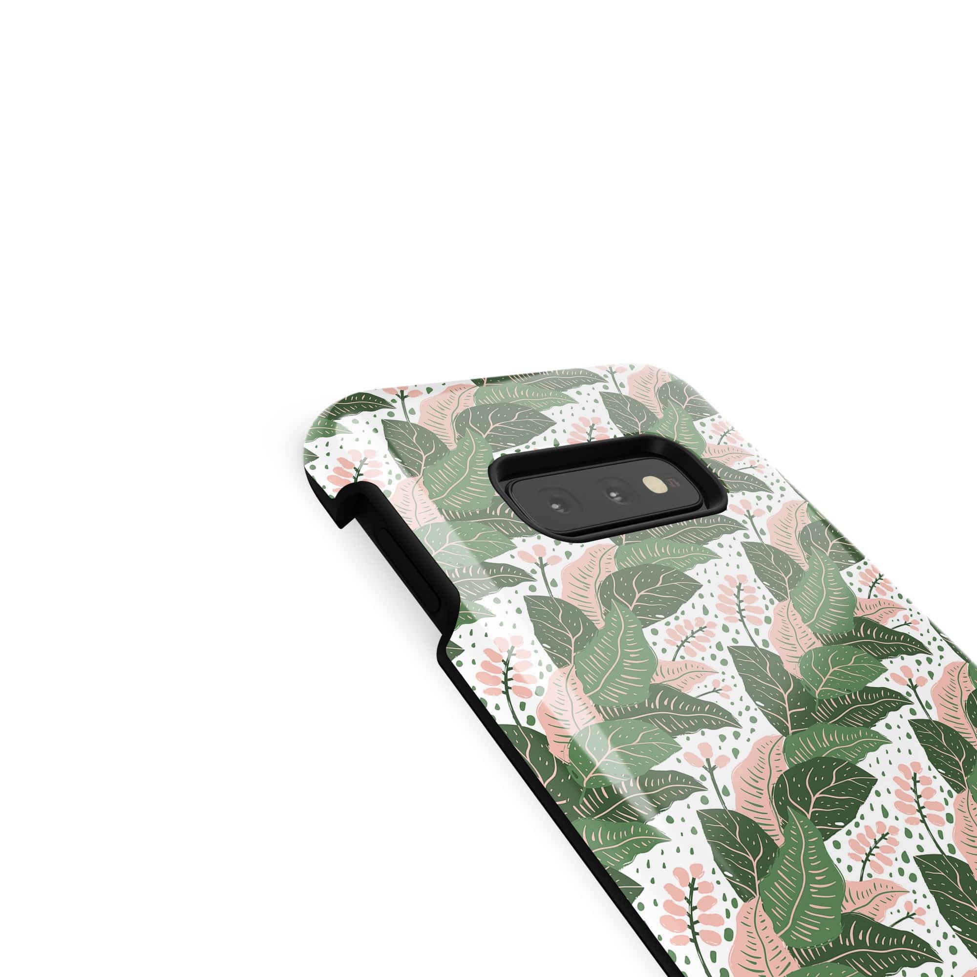 Laying in the Shade | Tropical Leaves Floral Samsung Case Tough for Galaxy S10e 