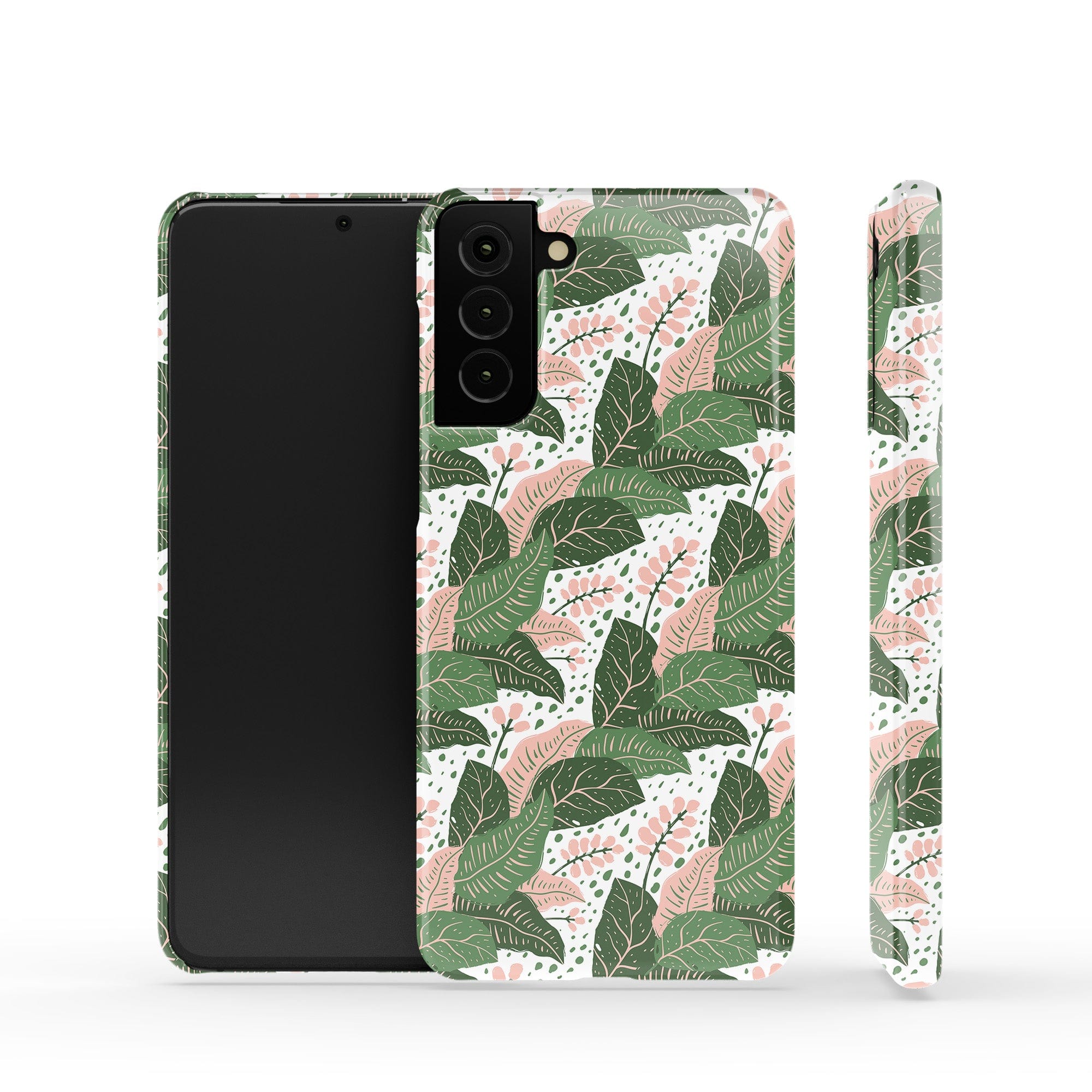 Laying in the Shade | Tropical Leaves Floral Samsung Case Slim for Galaxy S21 Plus