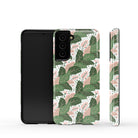 Laying in the Shade | Tropical Leaves Floral Samsung Case Tough for Galaxy S21 