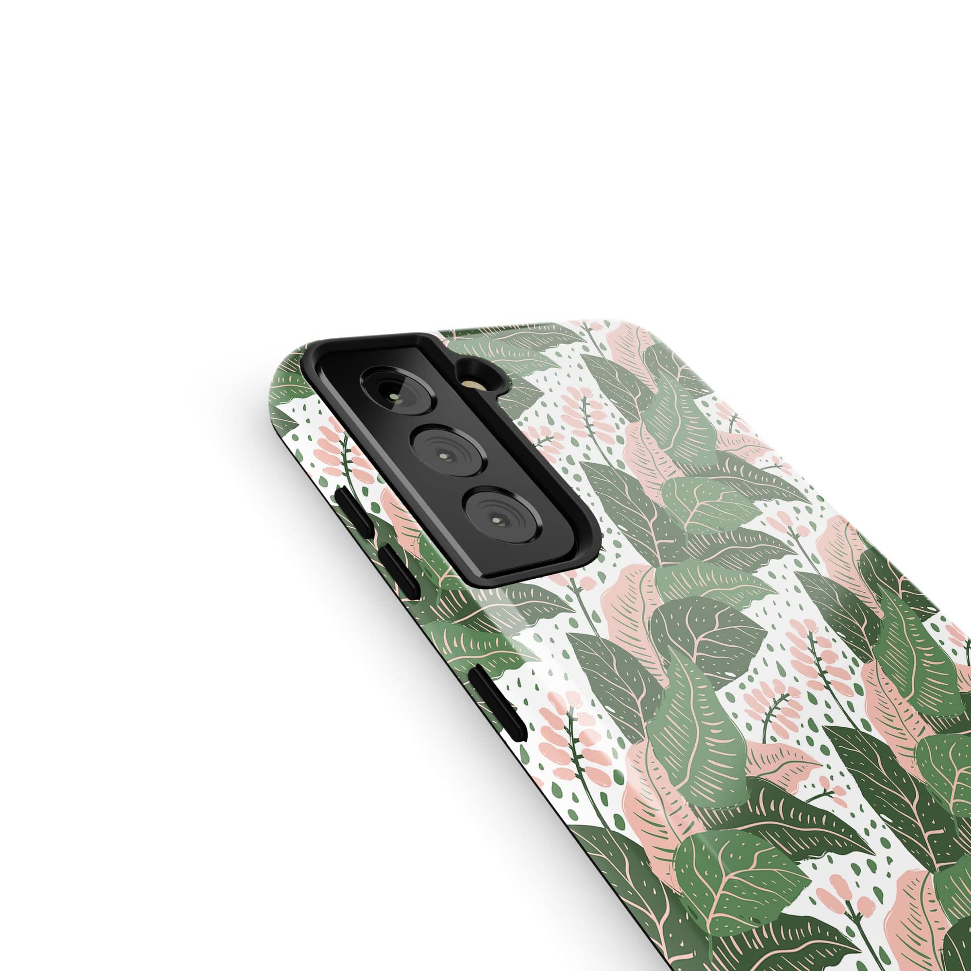 Laying in the Shade | Tropical Leaves Floral Samsung Case Tough for Galaxy S21 