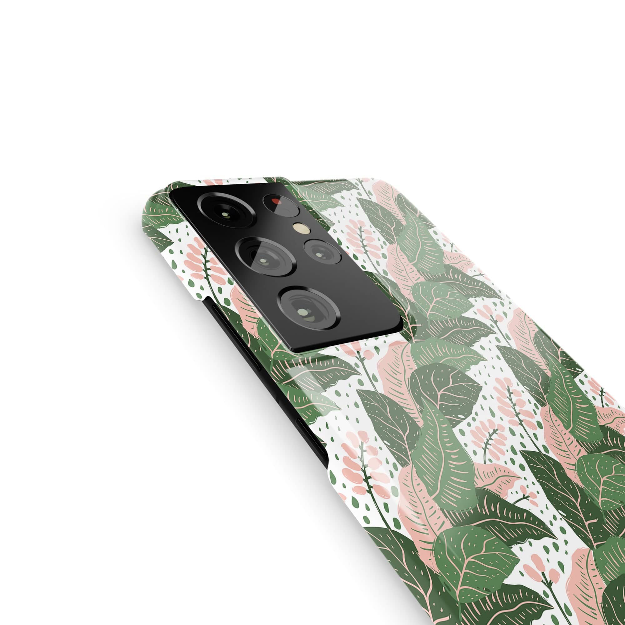 Laying in the Shade | Tropical Leaves Floral Samsung Case Slim for Galaxy S21 Ultra