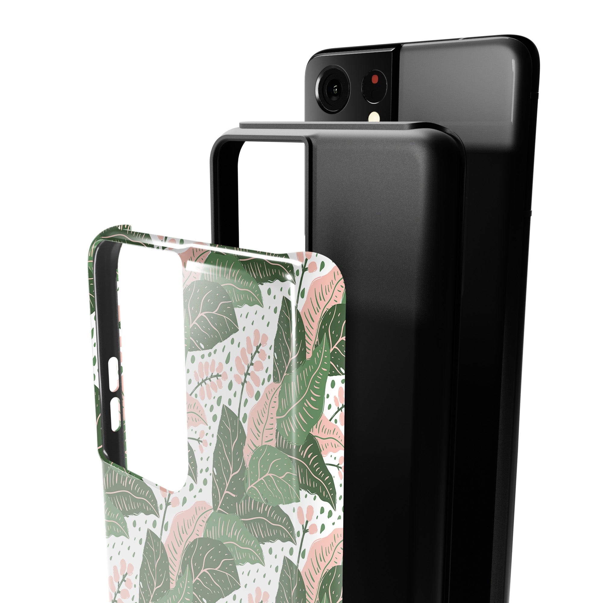 Laying in the Shade | Tropical Leaves Floral Samsung Case Tough for Galaxy S21 Ultra