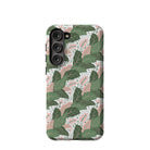 Laying in the Shade | Tropical Leaves Floral Samsung Case Tough for Galaxy S23 Plus