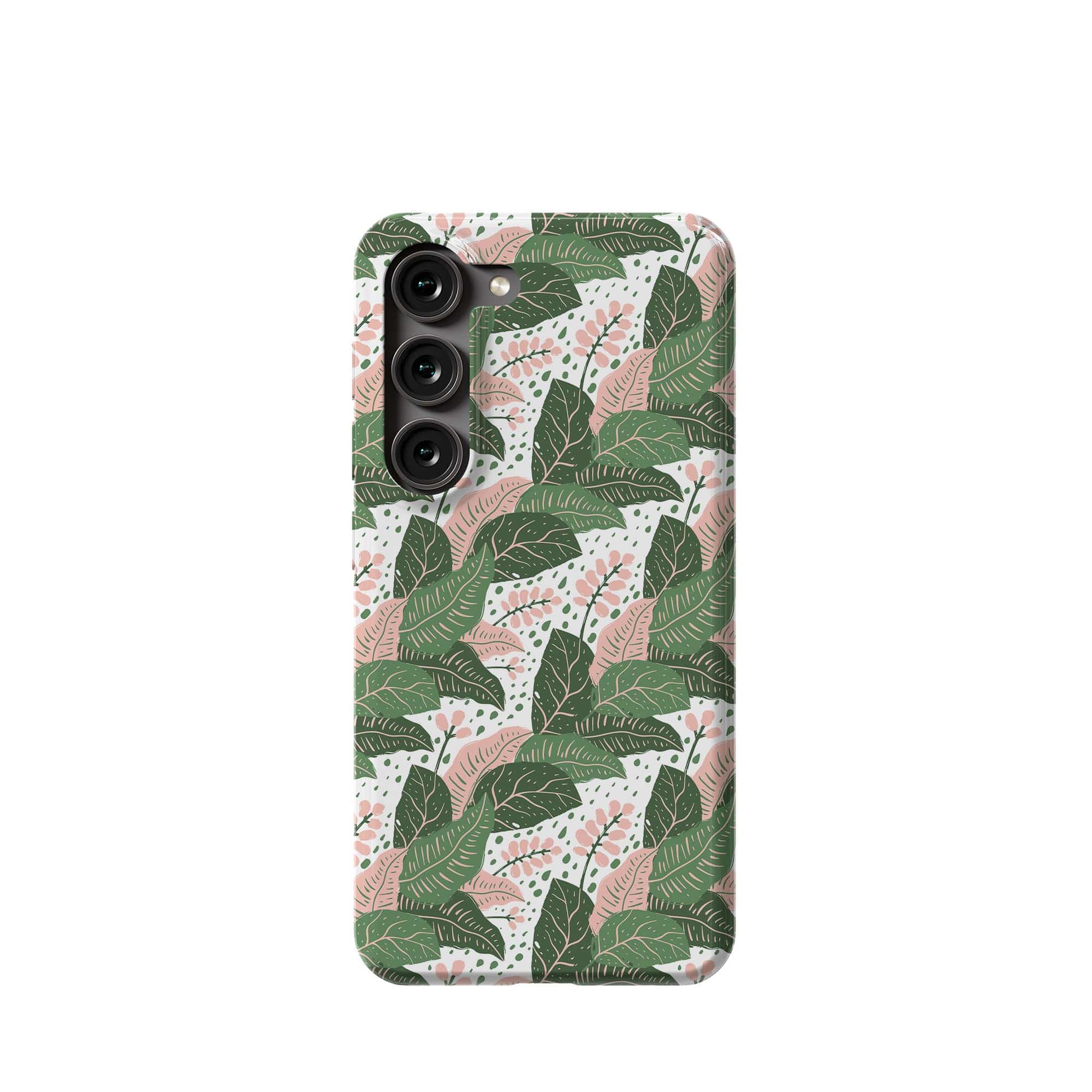 Laying in the Shade | Tropical Leaves Floral Samsung Case Slim for Galaxy S23 Ultra