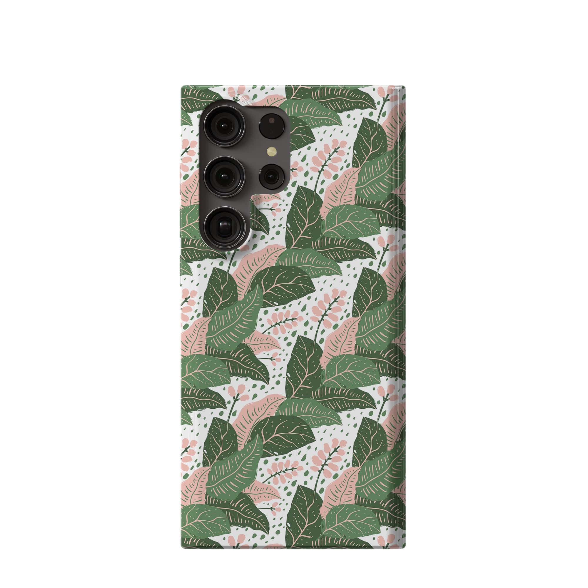 Laying in the Shade | Tropical Leaves Floral Samsung Case Slim for Galaxy S23