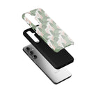 Laying in the Shade | Tropical Leaves Floral Samsung Case Tough for Galaxy S24 Plus