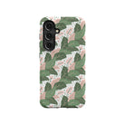 Laying in the Shade | Tropical Leaves Floral Samsung Case Tough for Galaxy S24