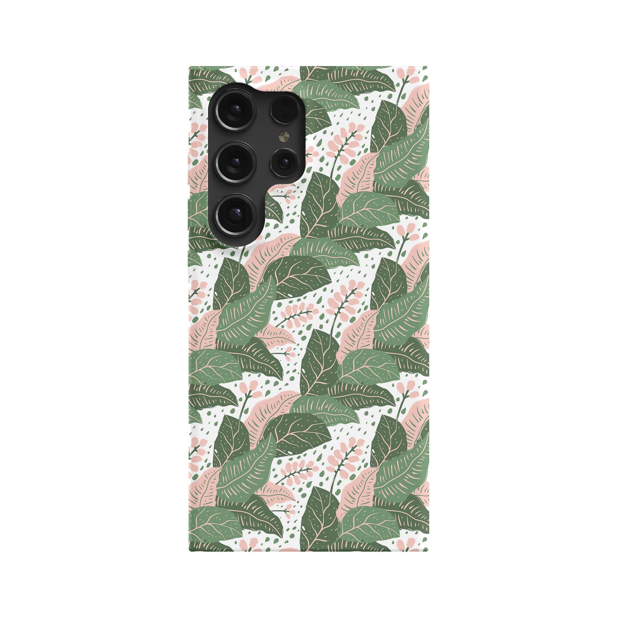 Laying in the Shade | Tropical Leaves Floral Samsung Case Slim for Galaxy S24 Ultra