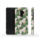 Laying in the Shade | Tropical Leaves Floral Samsung Case Slim for Galaxy S9 Plus 