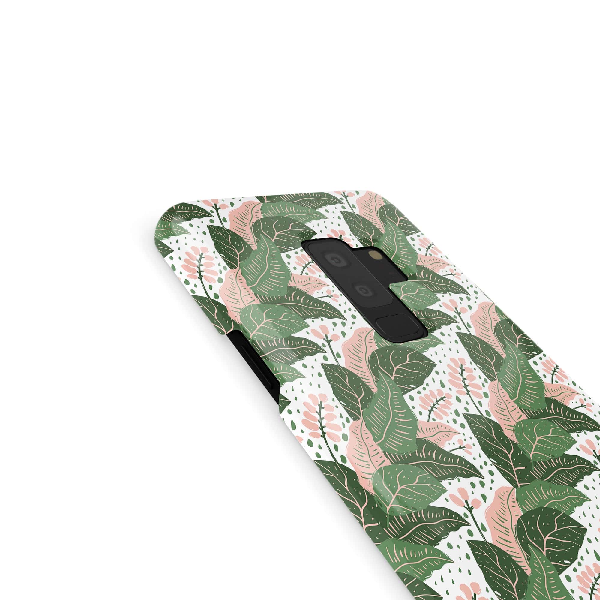 Laying in the Shade | Tropical Leaves Floral Samsung Case Slim for Galaxy S9 Plus 