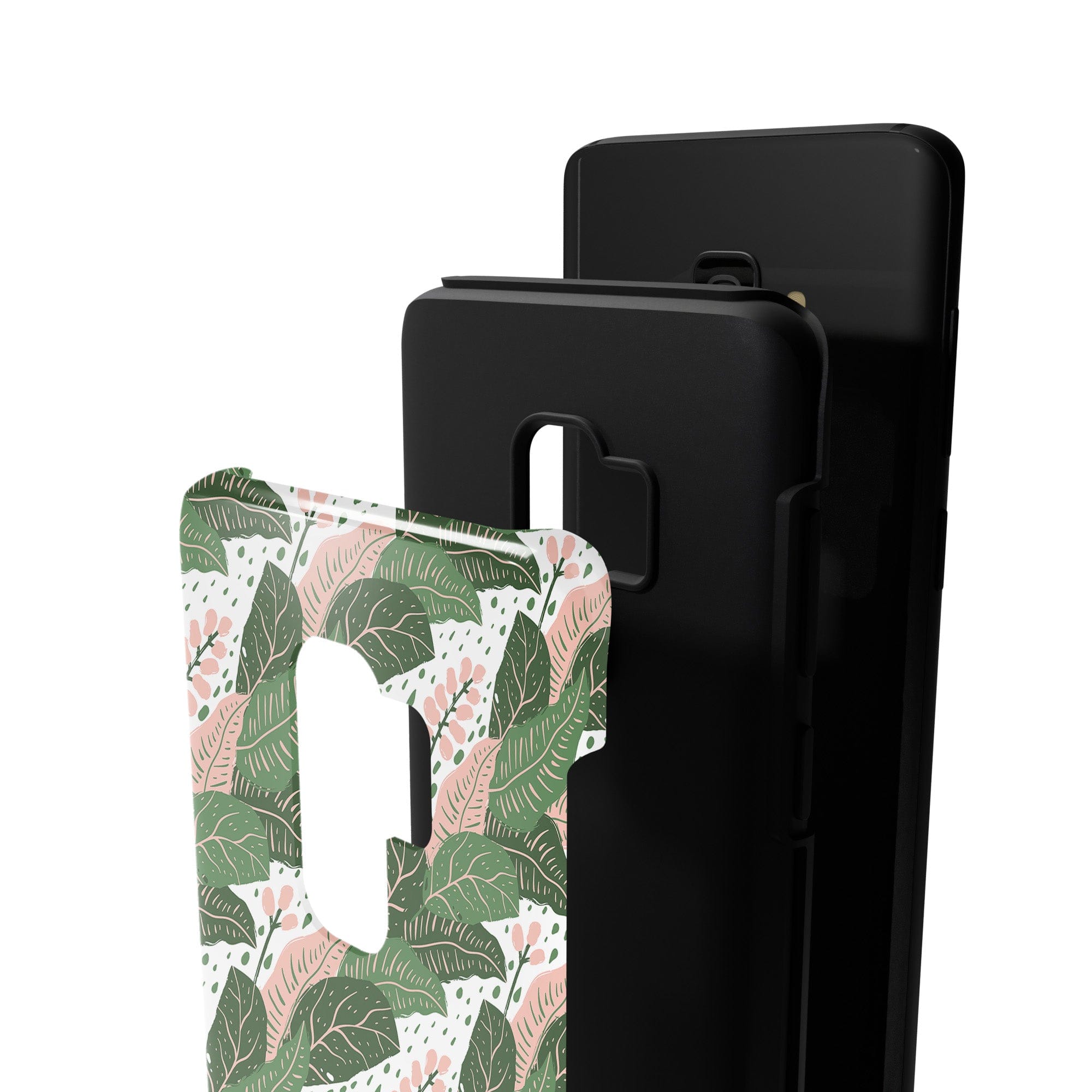 Laying in the Shade | Tropical Leaves Floral Samsung Case Tough for Galaxy S9 Plus 