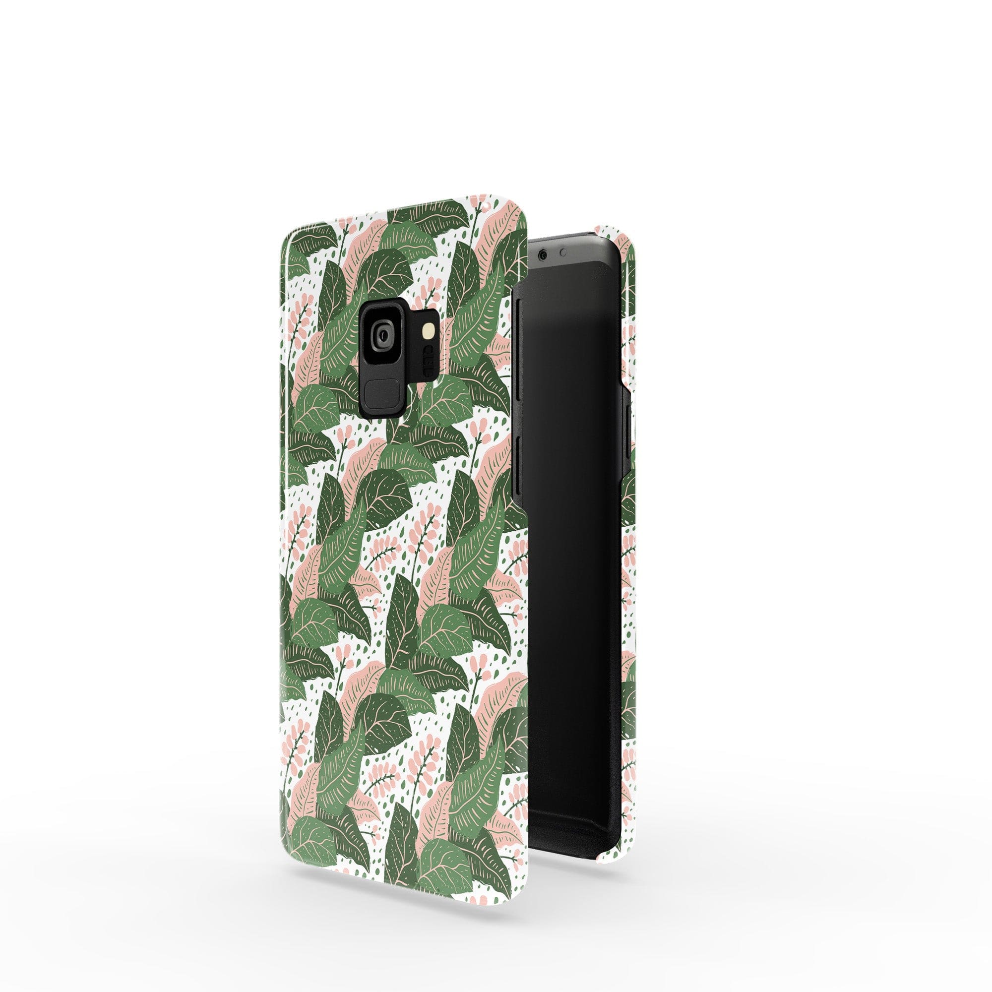 Laying in the Shade | Tropical Leaves Floral Samsung Case Slim for Galaxy S9 