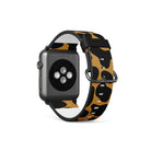 Long Reach | Giraffe Print Apple Watch Band for 38/40/41 mm Watch in Black