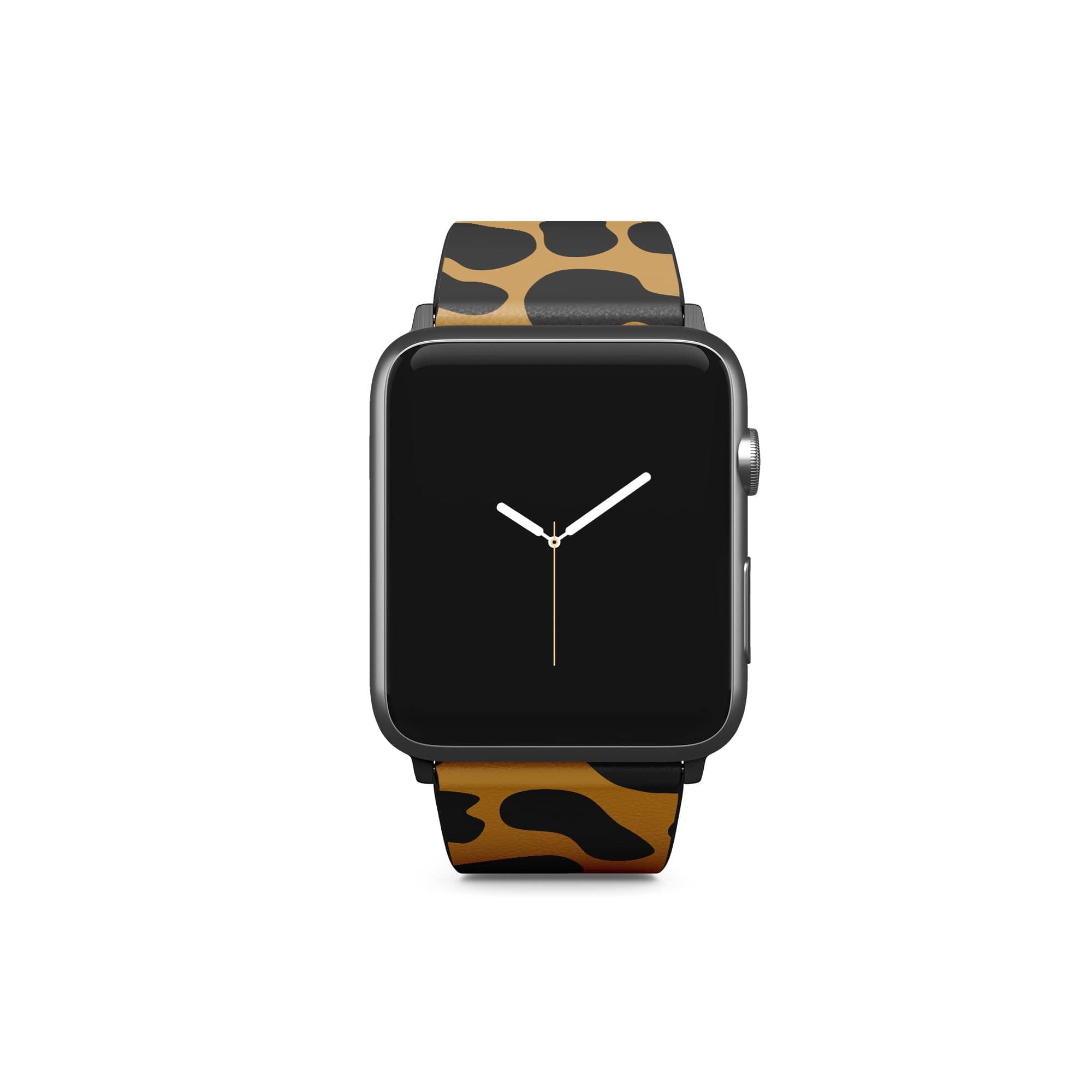 Long Reach | Giraffe Print Apple Watch Band for 38/40/41 mm Watch in Black