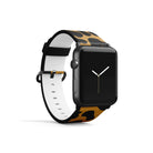 Long Reach | Giraffe Print Apple Watch Band for 38/40/41 mm Watch in Black