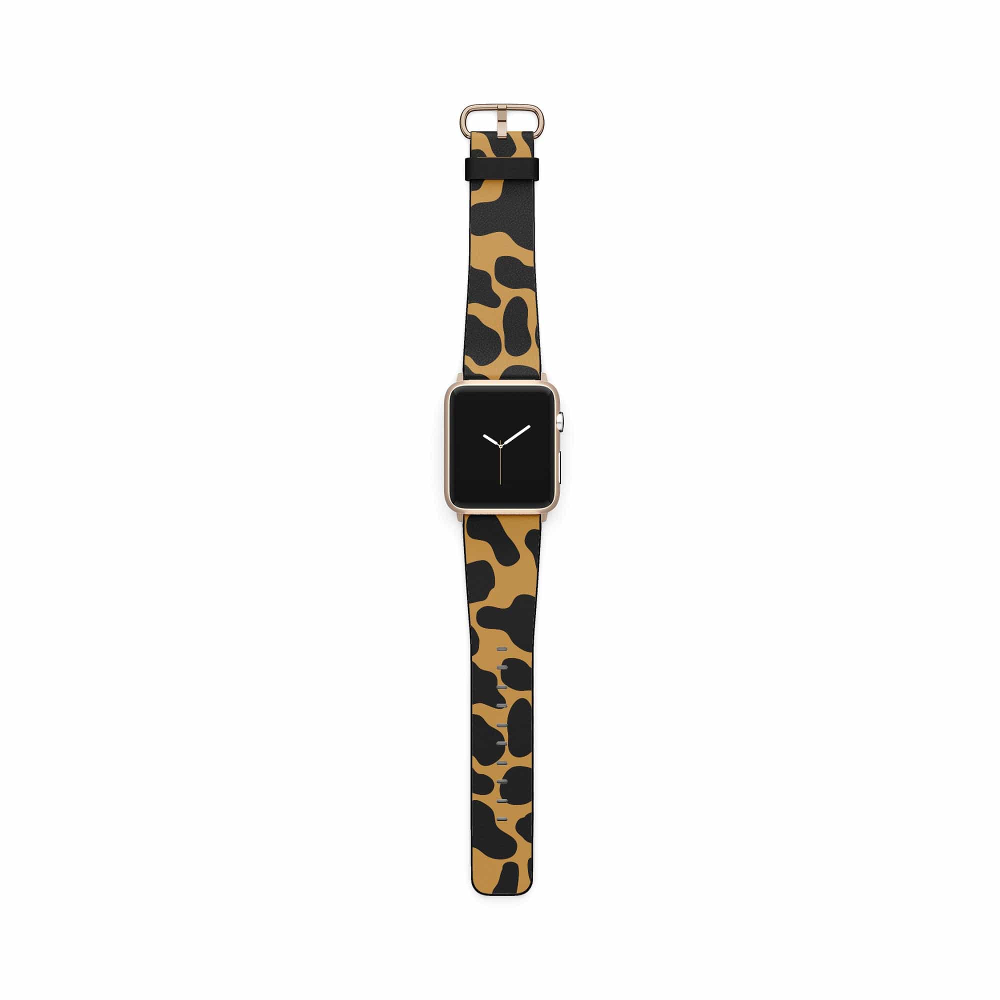 Long Reach | Giraffe Print Apple Watch Band for 38/40/41 mm Watch in Gold