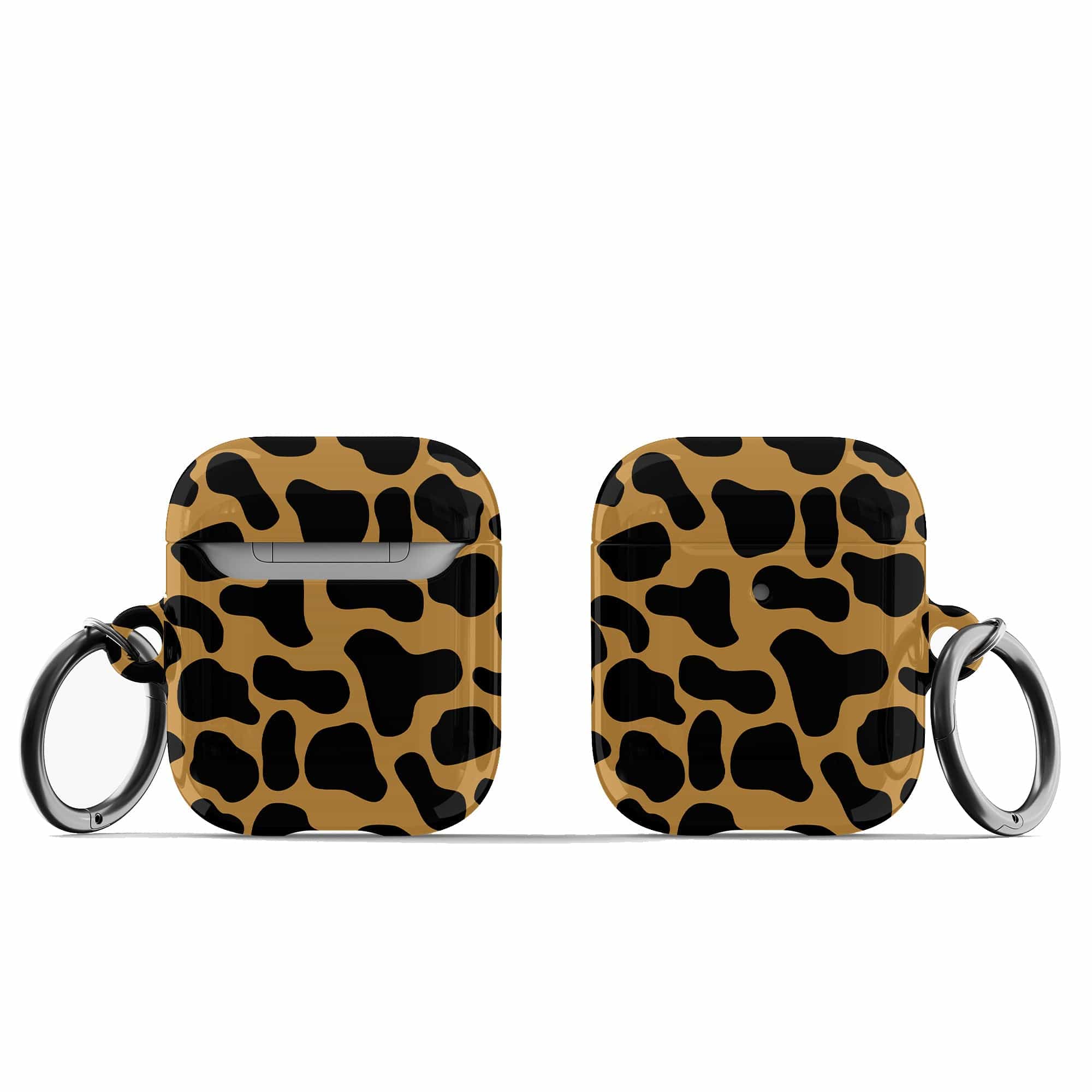 Long Reach | Giraffe Print Apple AirPods Case for AirPods 1&2 Black