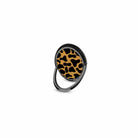 Long Reach | Giraffe Print Ring Holder in Black