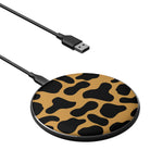 Long Reach | Giraffe Print Wireless Charging Pad in Black