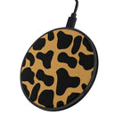 Long Reach | Giraffe Print Wireless Charging Pad in Black