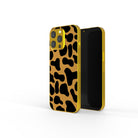 Long Reach | Giraffe Print Precious Metals Case in Gold