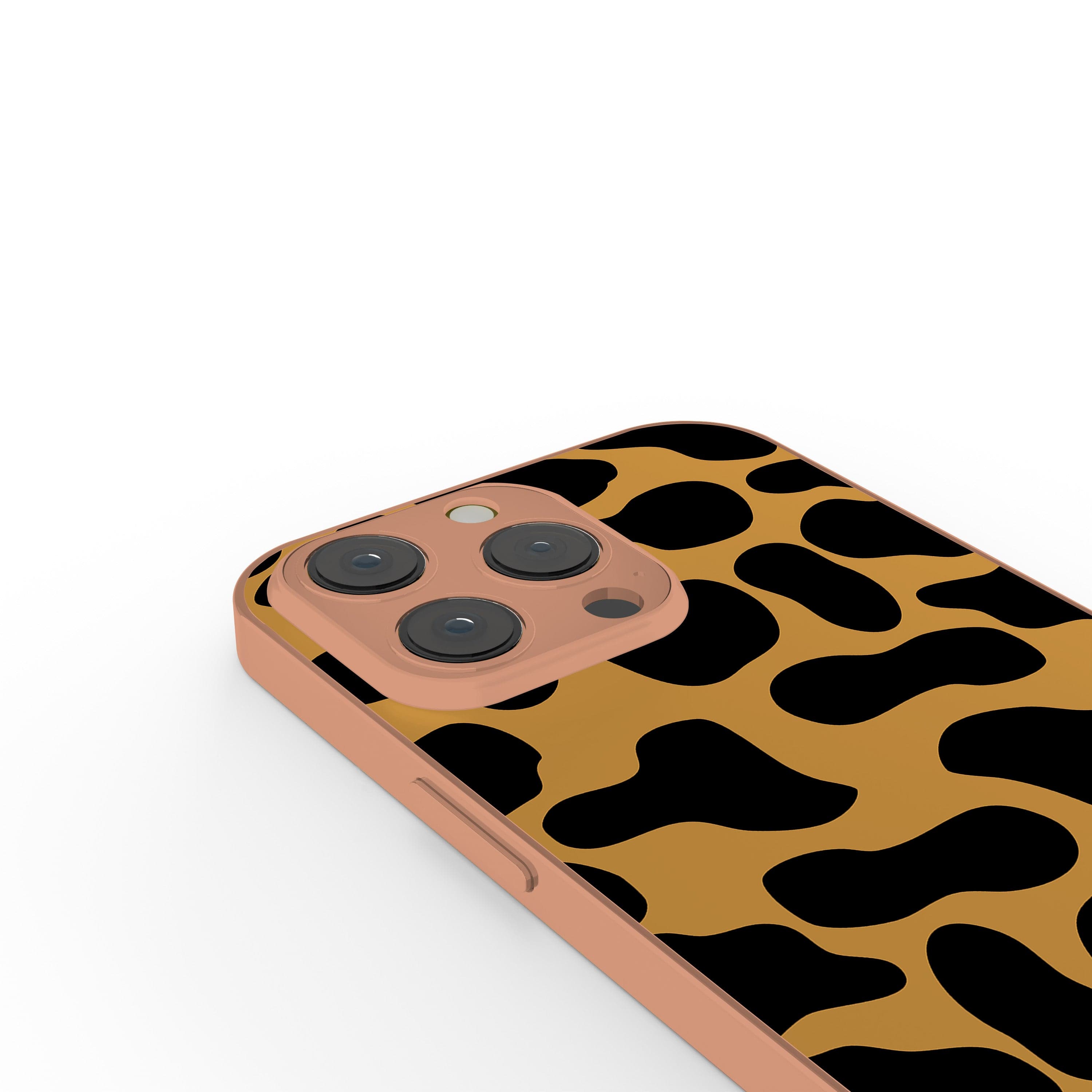 Long Reach | Giraffe Print Precious Metals Case in Rose Gold