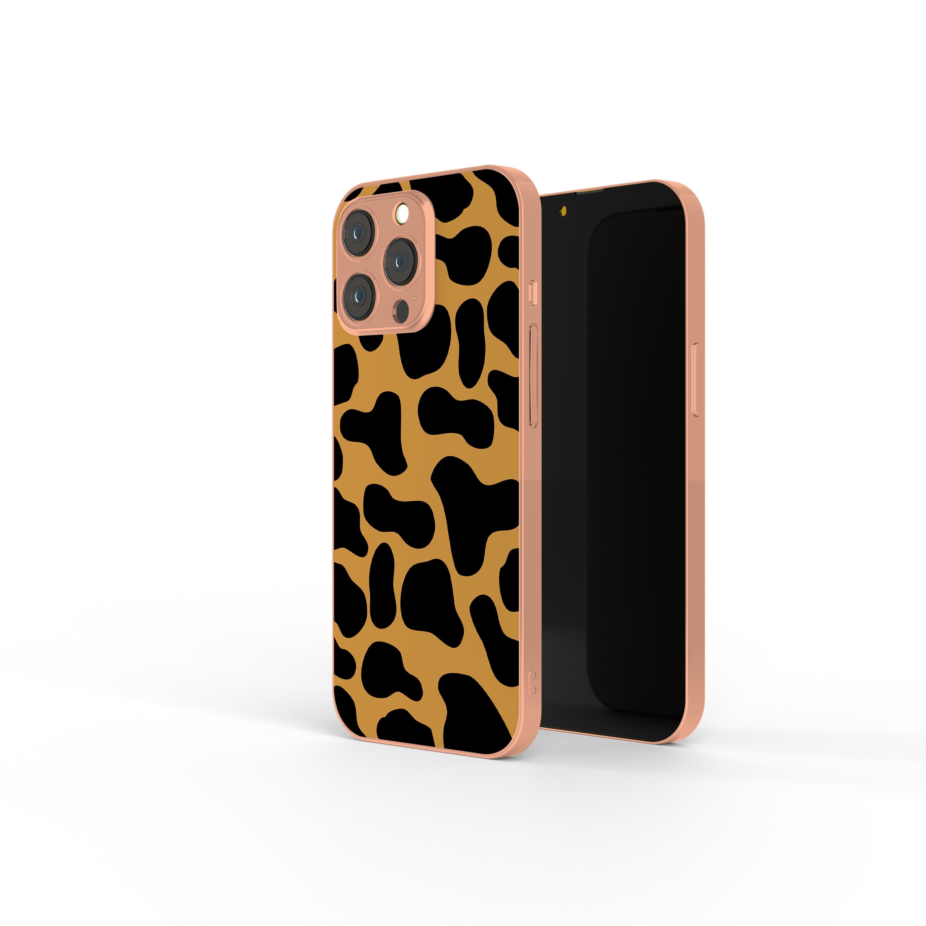 Long Reach | Giraffe Print Precious Metals Case in Rose Gold