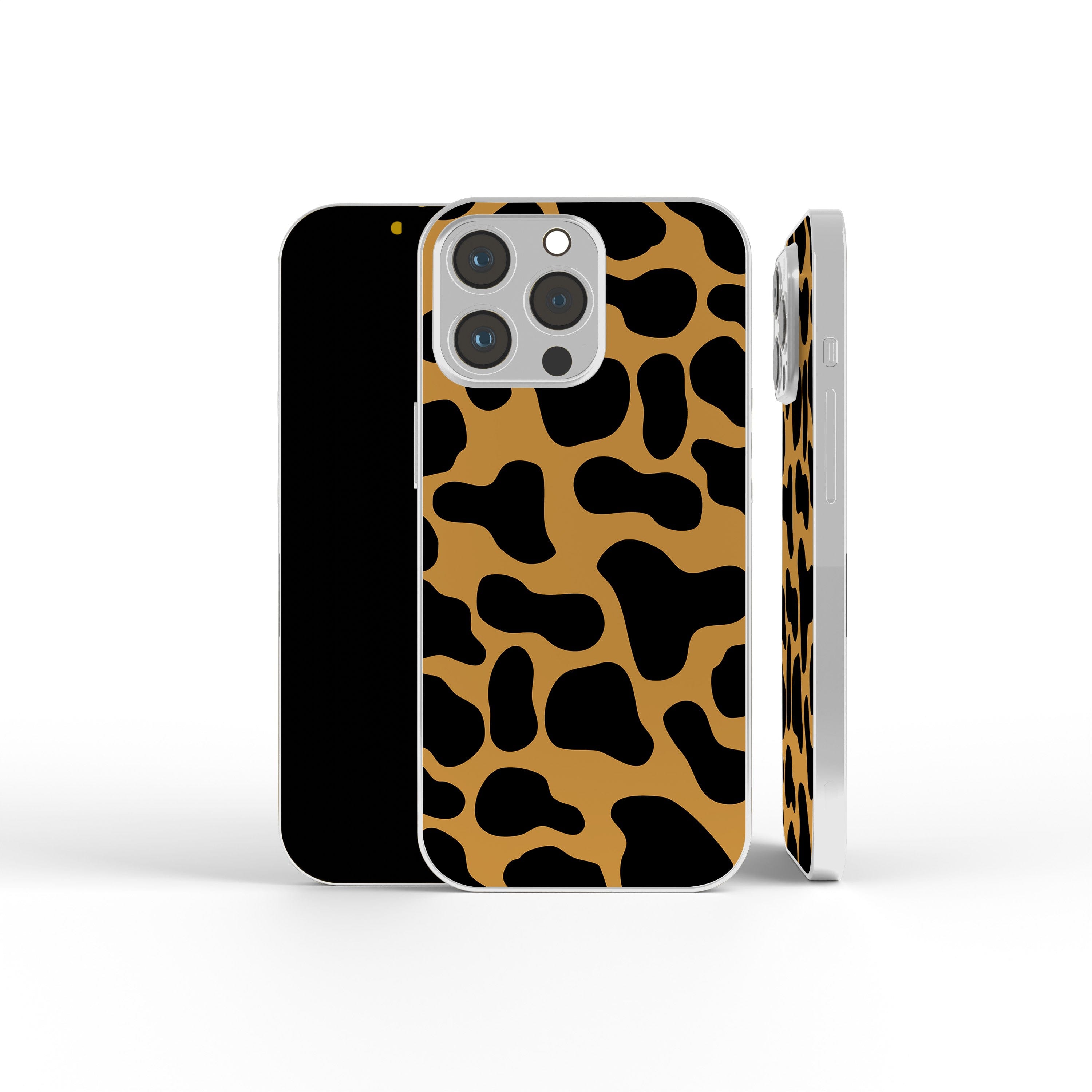 Long Reach | Giraffe Print Precious Metals Case in Silver