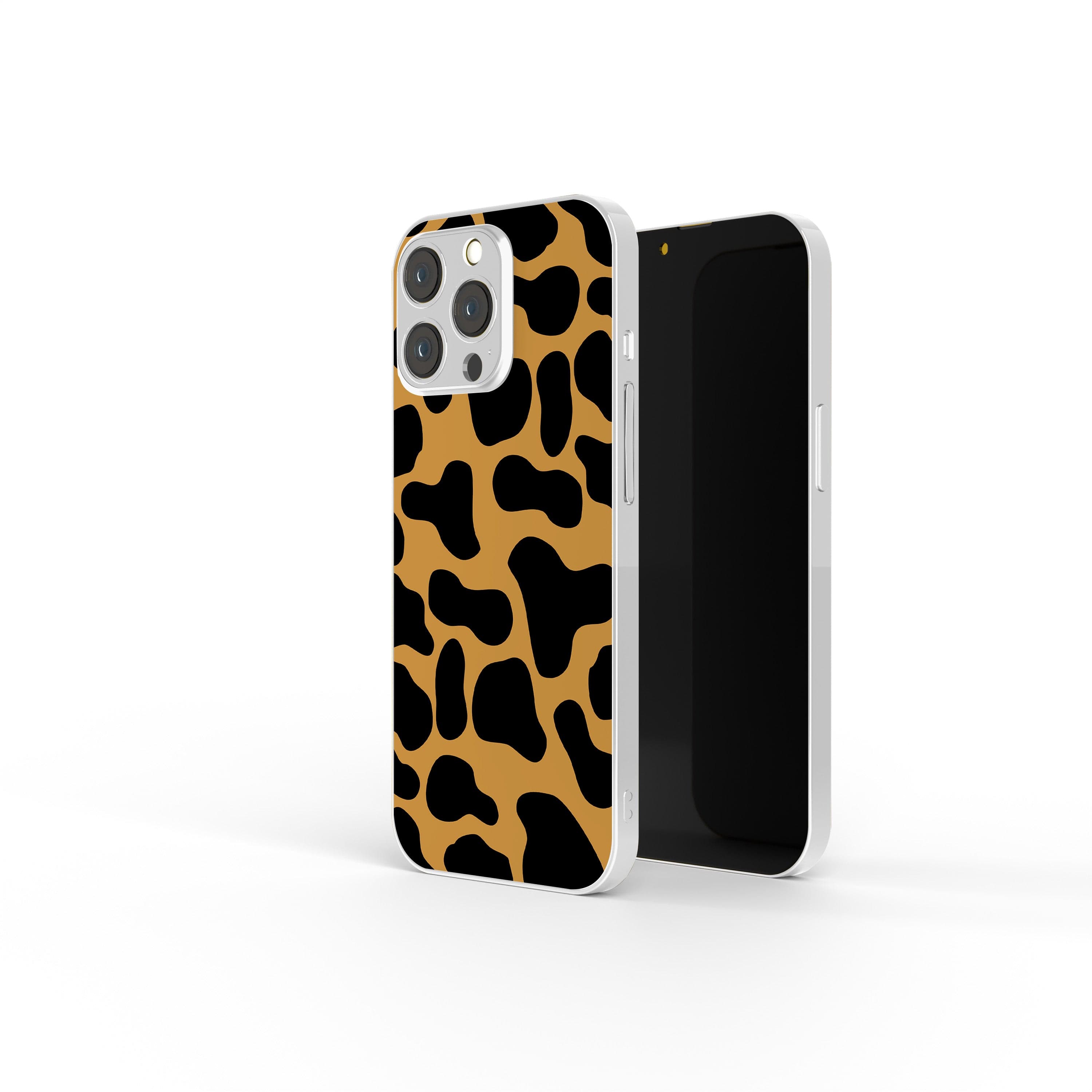 Long Reach | Giraffe Print Precious Metals Case in Silver