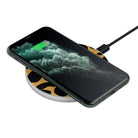 Long Reach | Giraffe Print Wireless Charging Pad in Silver