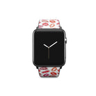 Love Note | Lip Print Apple Watch Band for 38/40/41 mm Watch in Black