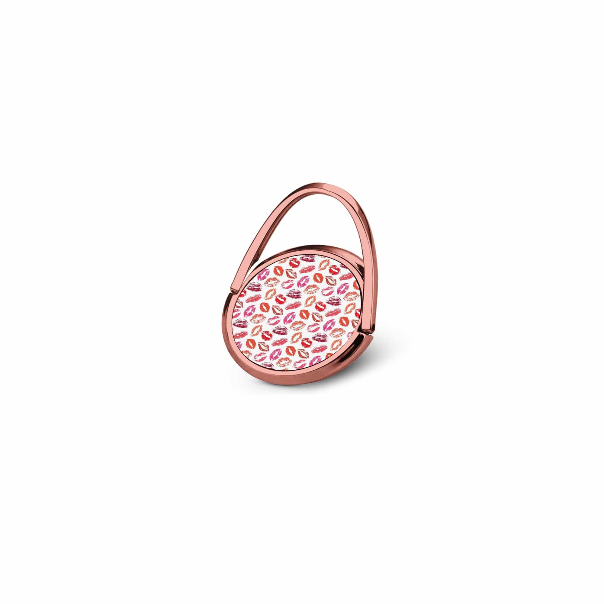 Love Note | Lip Print Ring Holder in Rose Gold