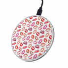 Love Note | Lip Print Wireless Charging Pad in Silver