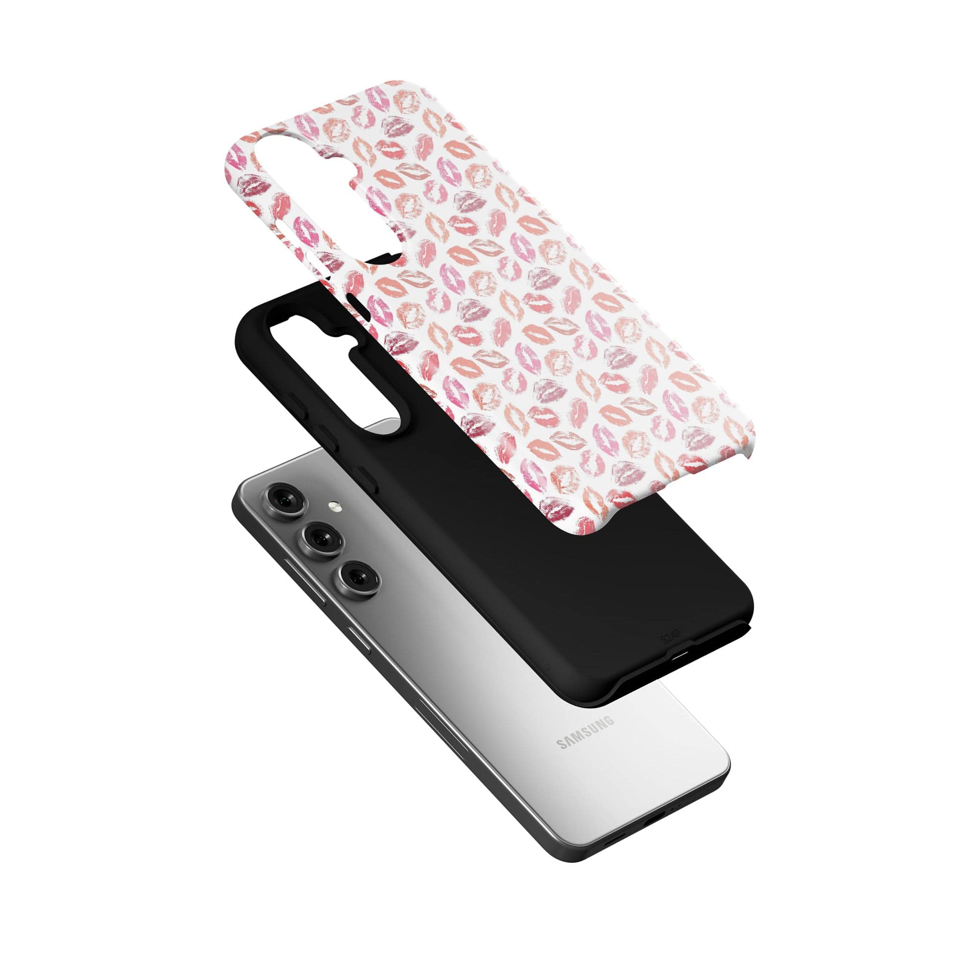 Love Note | Lip Print Samsung Case Tough for Galaxy S24 Plus