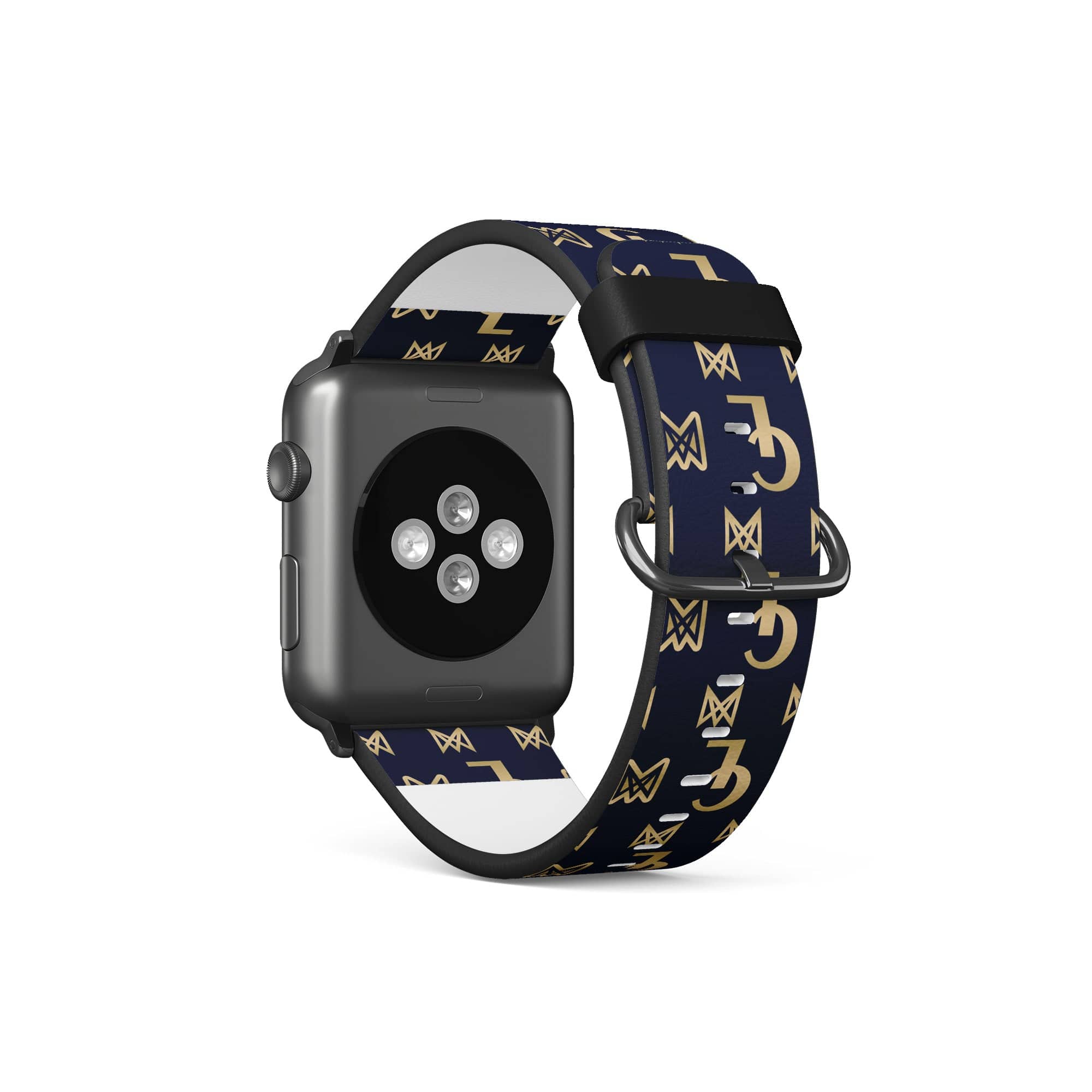 Luscious Luxury | Luxury Pattern Apple Watch Band for 38/40/41 mm Watch in Black