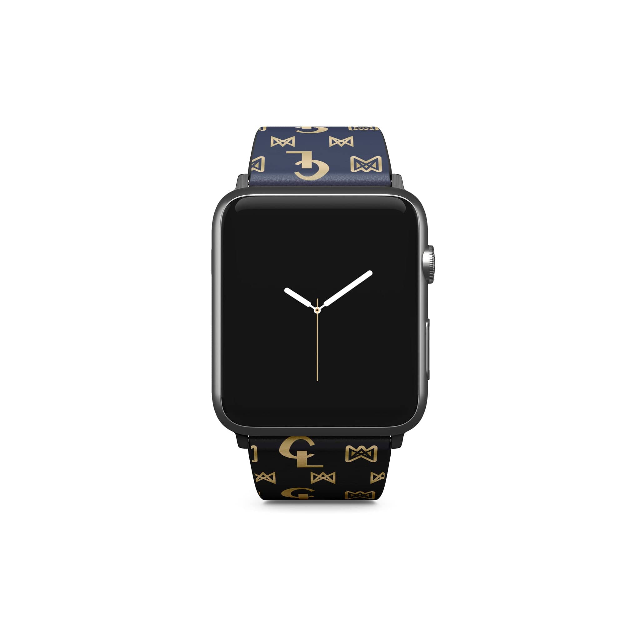 Luscious Luxury | Luxury Pattern Apple Watch Band for 38/40/41 mm Watch in Black