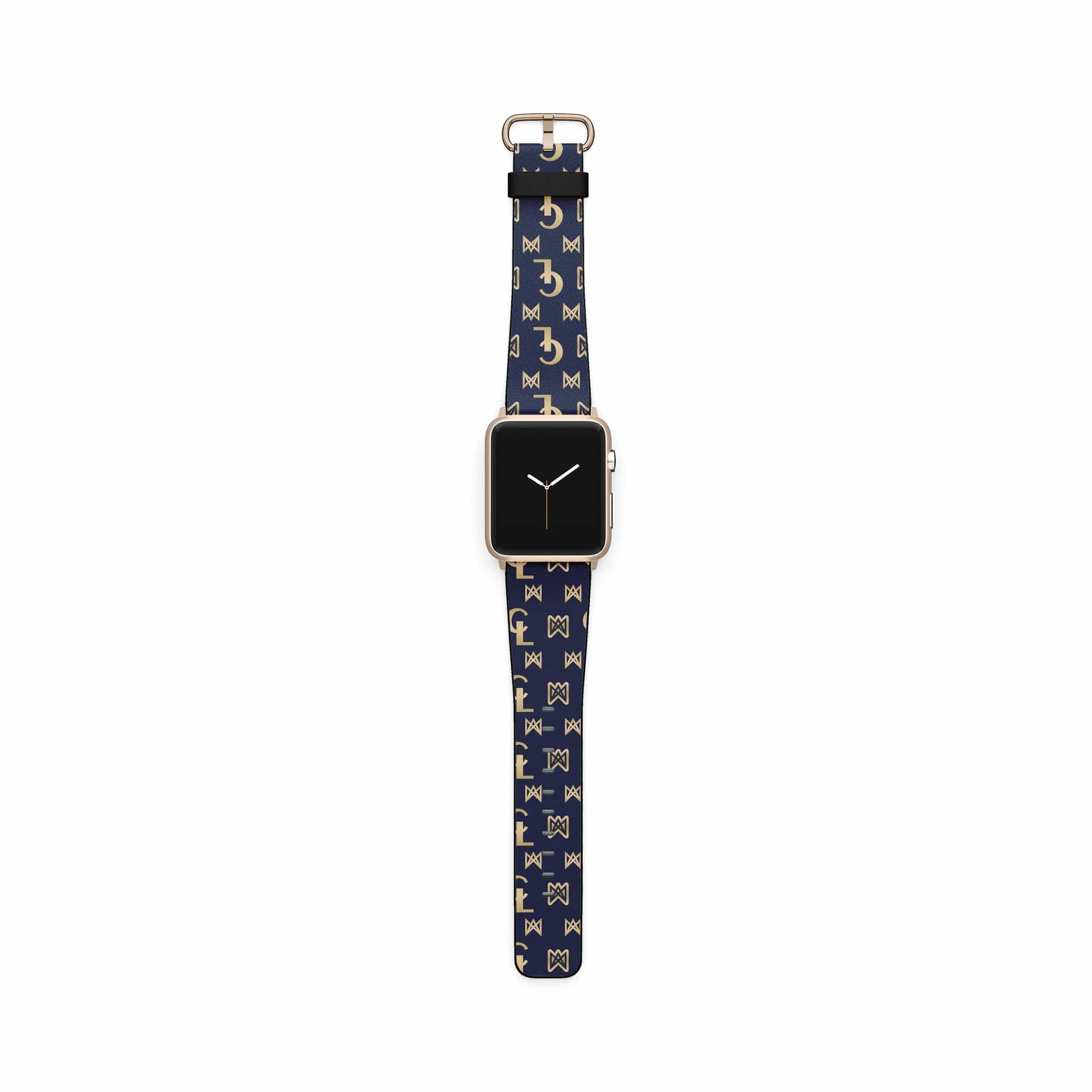 Luscious Luxury | Luxury Pattern Apple Watch Band for 38/40/41 mm Watch in Gold