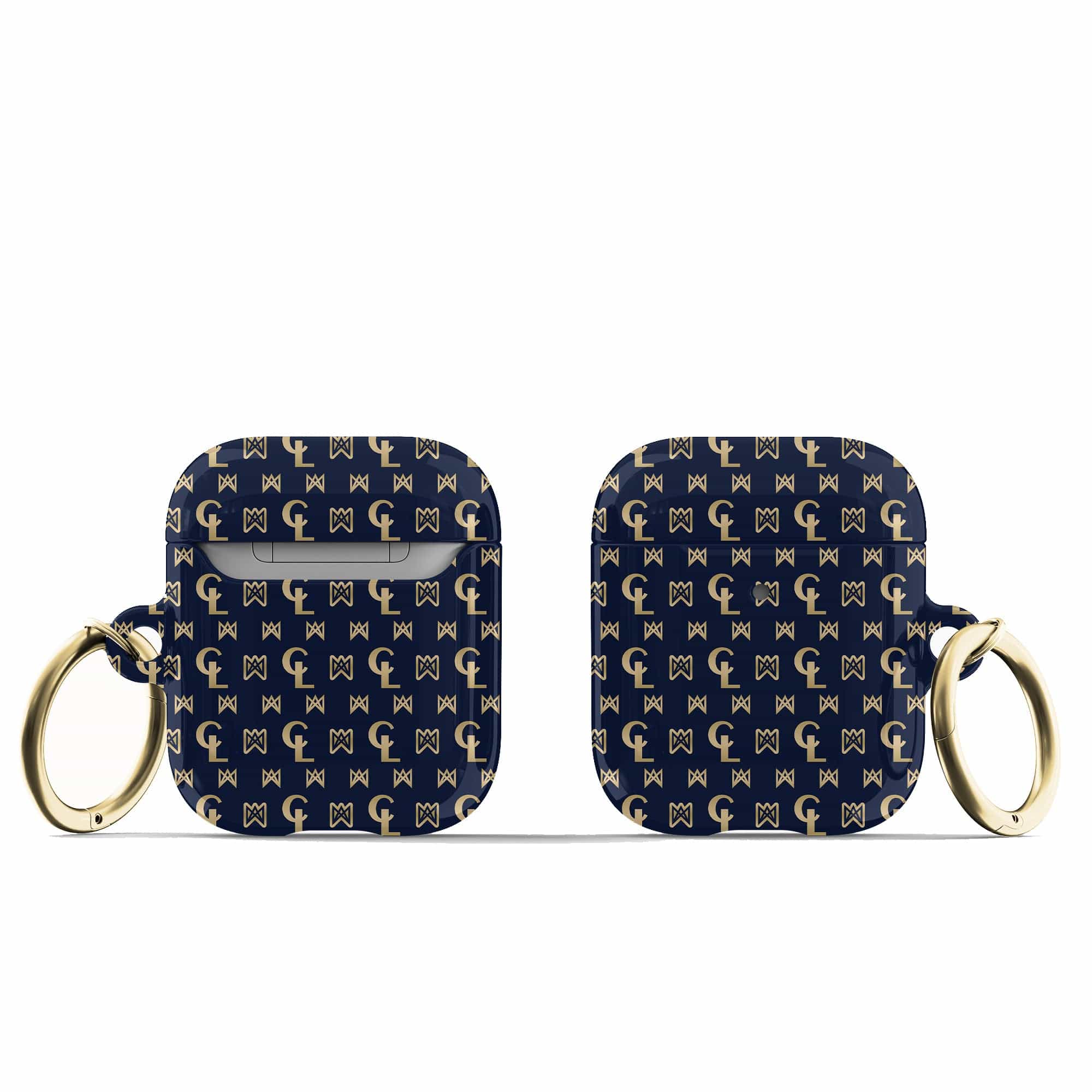 Luscious Luxury | Luxury Pattern Apple AirPods Case for AirPods 1&2 Gold