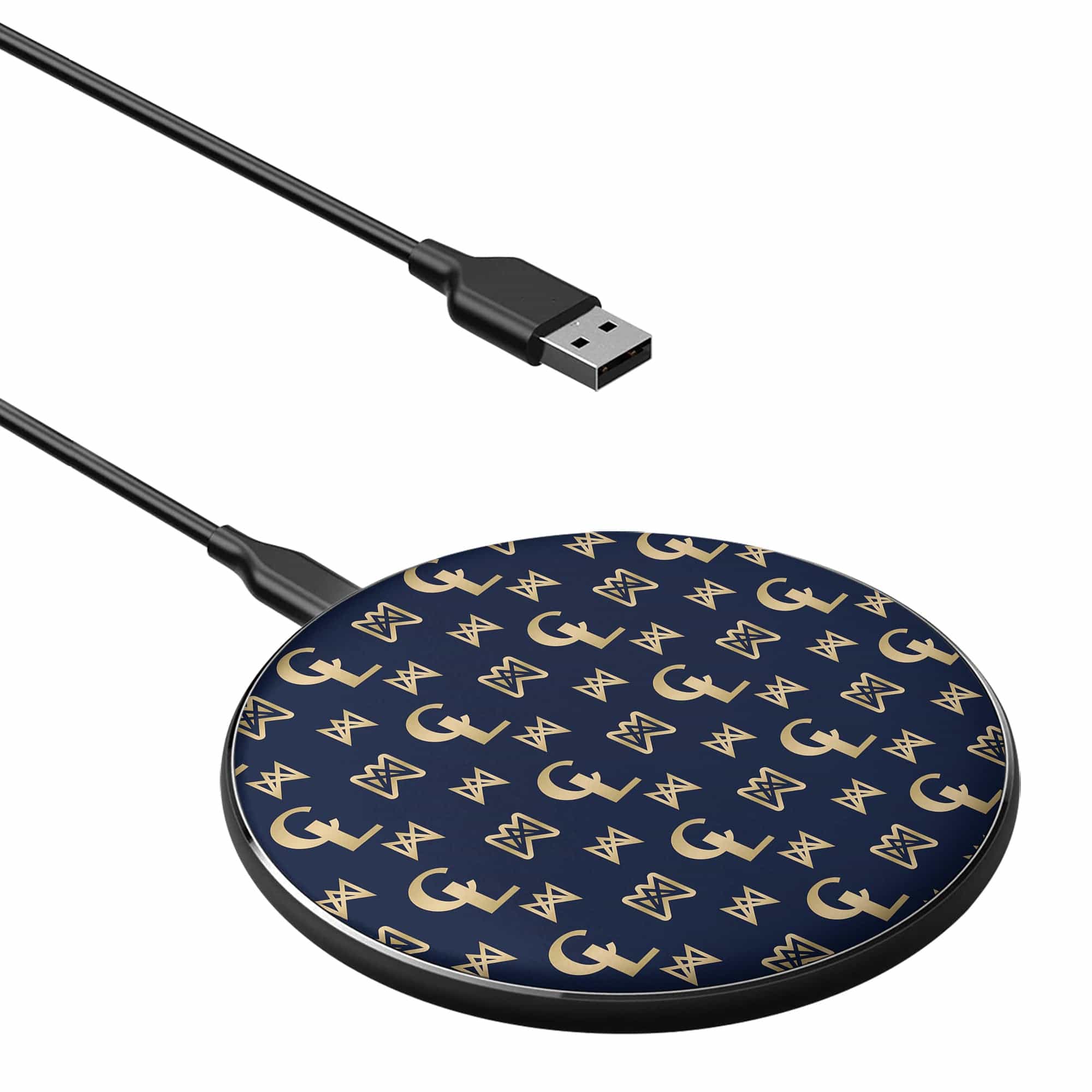 Luscious Luxury | Luxury Pattern Wireless Charging Pad in Black