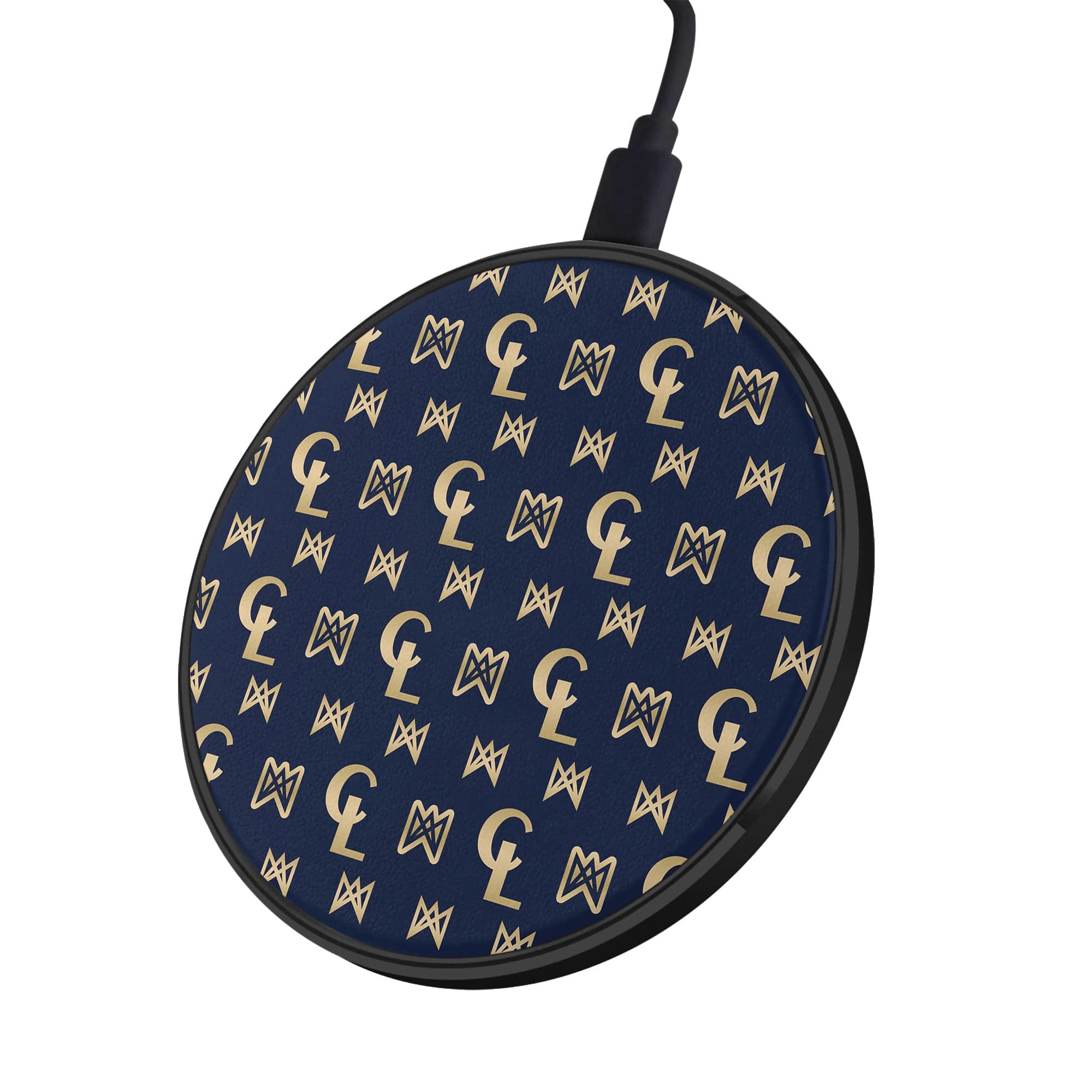 Luscious Luxury | Luxury Pattern Wireless Charging Pad in Black