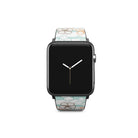 Morning Surf | Aquatic Flowers Floral Apple Watch Band for 38/40/41 mm Watch in Black